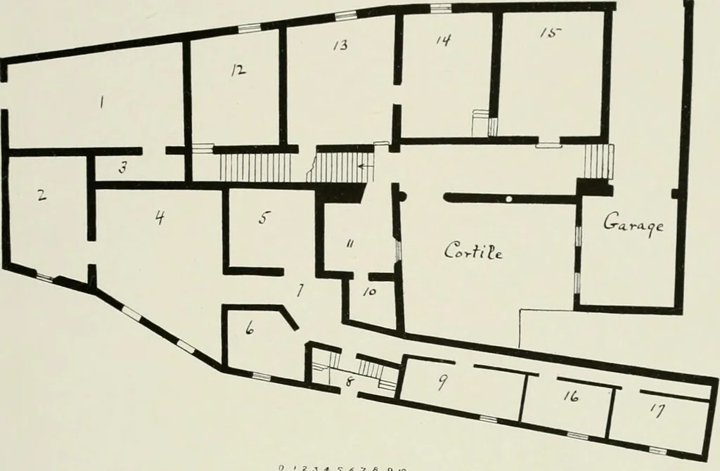An illustration from Villas of Florence and Tuscany, 1922, leaf 122