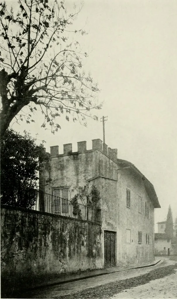 An illustration from Villas of Florence and Tuscany, 1922, leaf 124