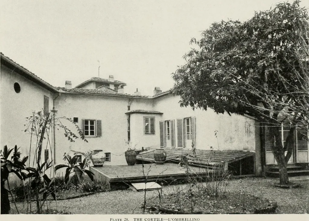 An illustration from Villas of Florence and Tuscany, 1922, leaf 125
