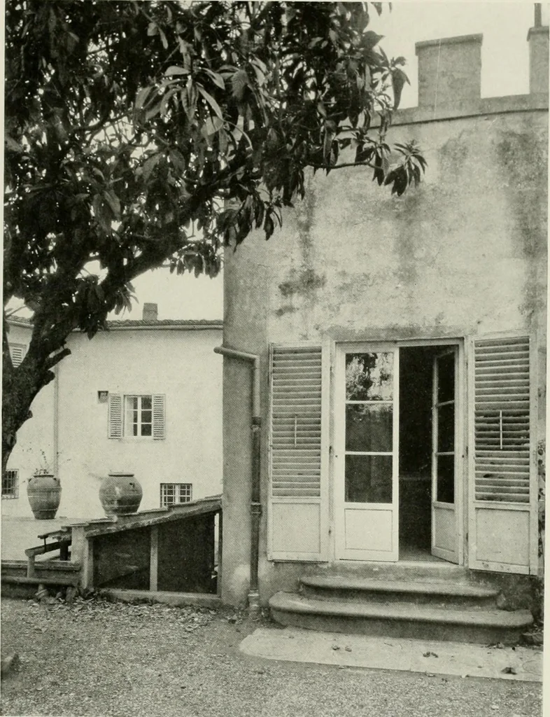 An illustration from Villas of Florence and Tuscany, 1922, leaf 126