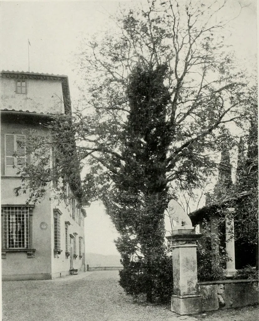 An illustration from Villas of Florence and Tuscany, 1922, leaf 135