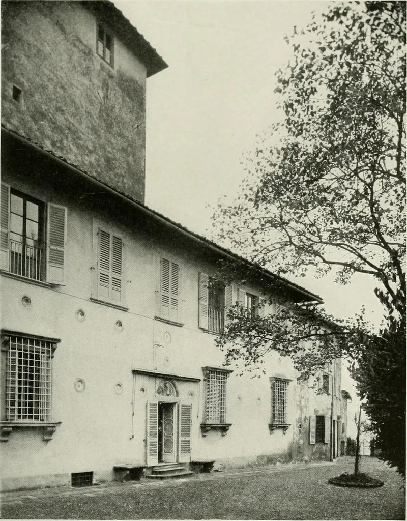 An illustration from Villas of Florence and Tuscany, 1922, leaf 136
