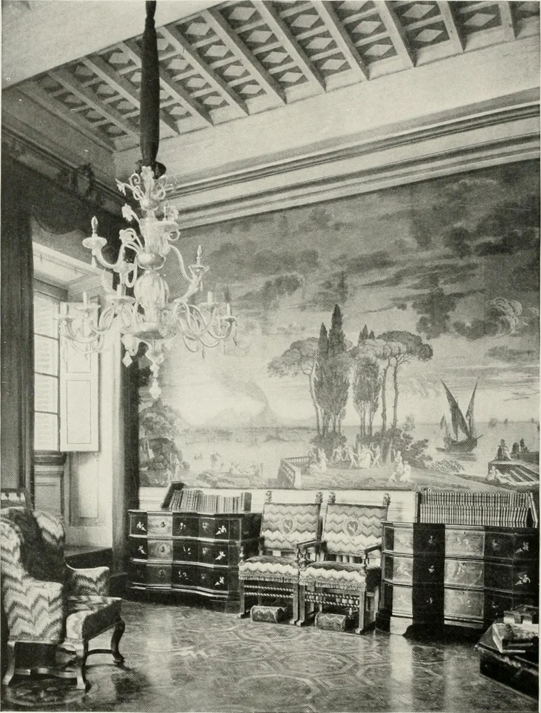 An illustration from Villas of Florence and Tuscany, 1922, leaf 141