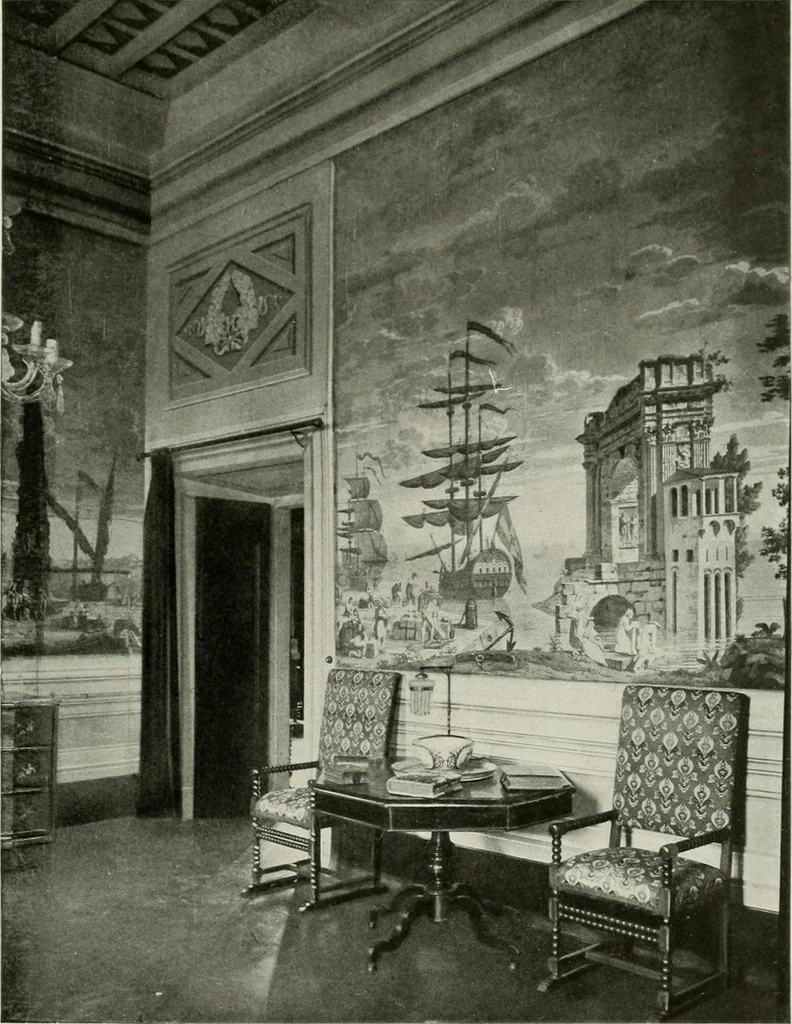 An illustration from Villas of Florence and Tuscany, 1922, leaf 142