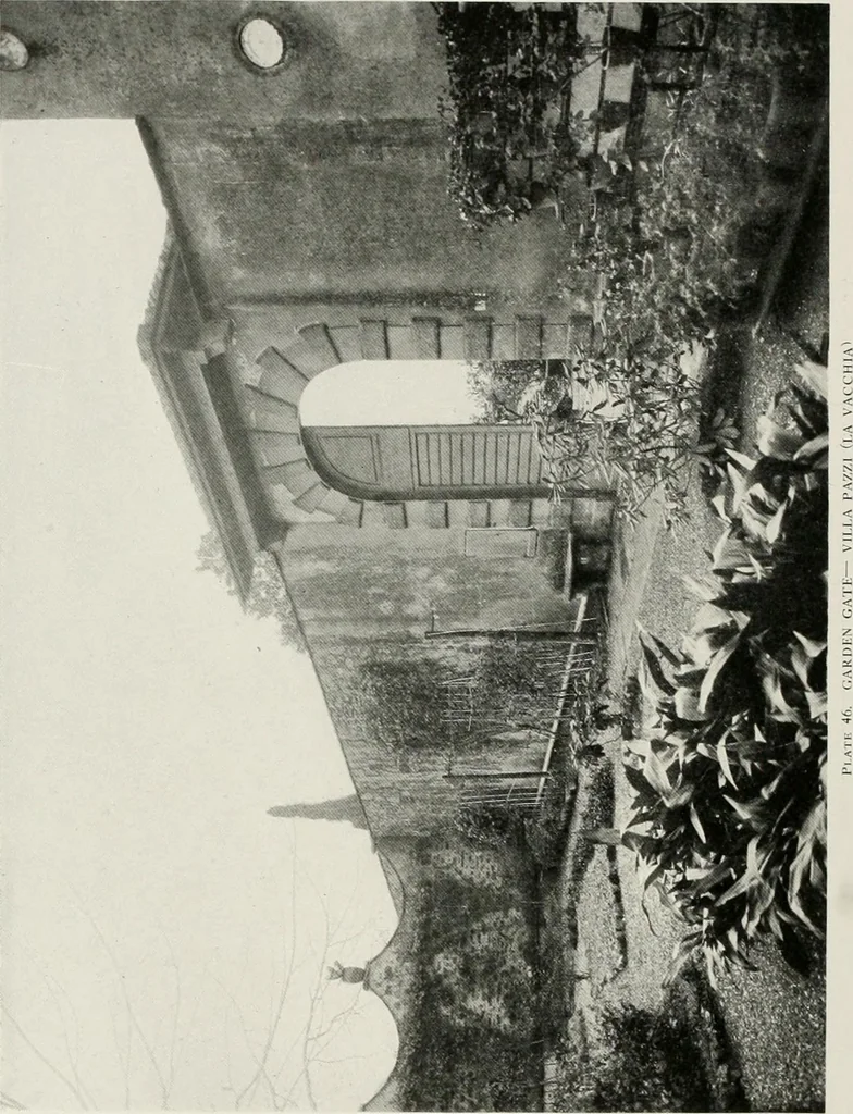 An illustration from Villas of Florence and Tuscany, 1922, leaf 147
