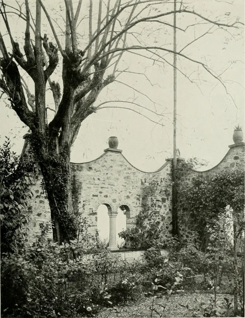 An illustration from Villas of Florence and Tuscany, 1922, leaf 148