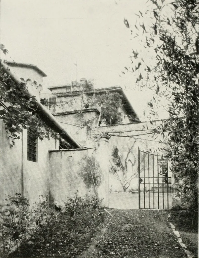 An illustration from Villas of Florence and Tuscany, 1922, leaf 149