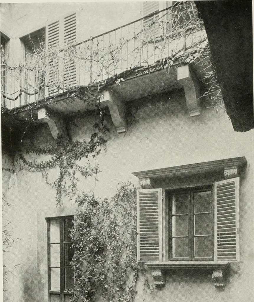 An illustration from Villas of Florence and Tuscany, 1922, leaf 161