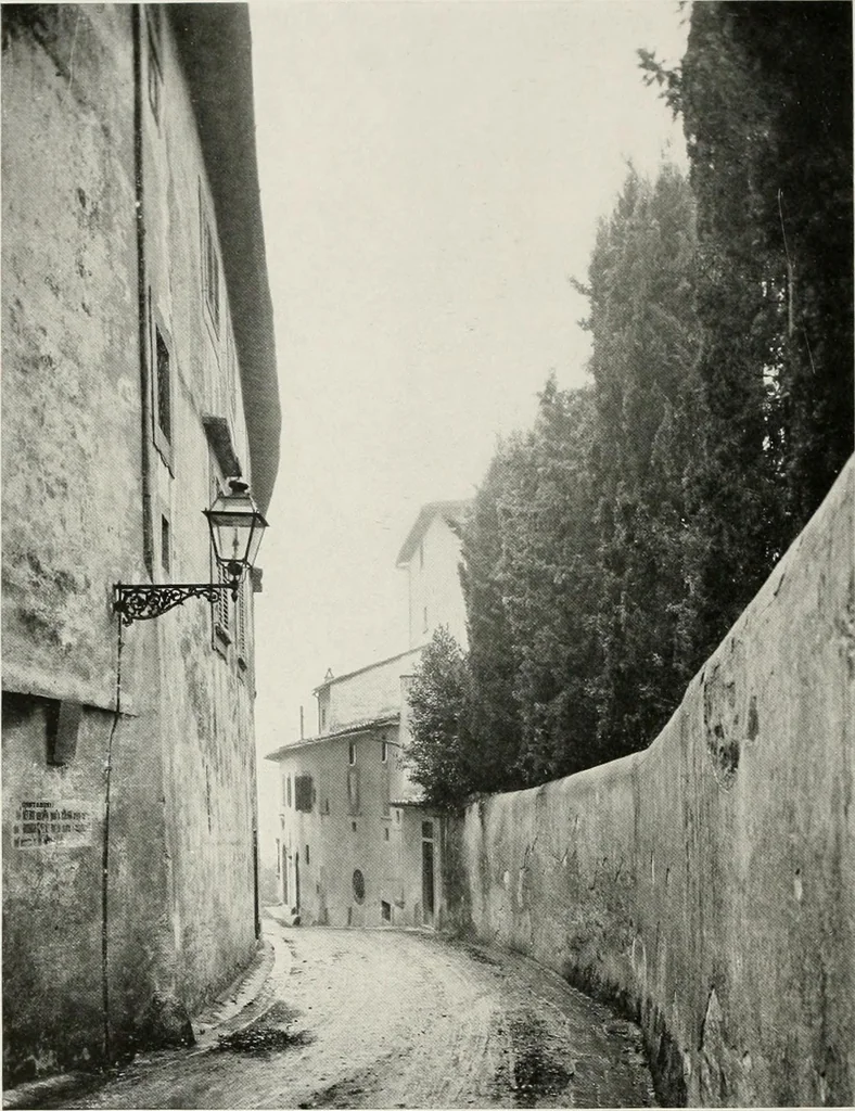 An illustration from Villas of Florence and Tuscany, 1922, leaf 165