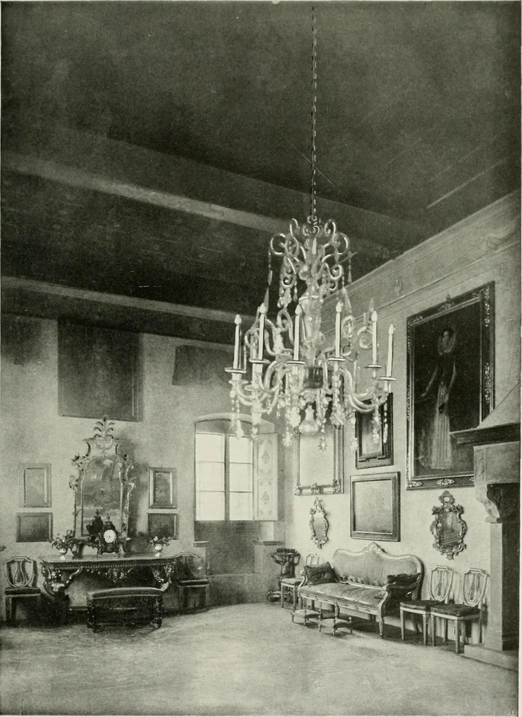 An illustration from Villas of Florence and Tuscany, 1922, leaf 170