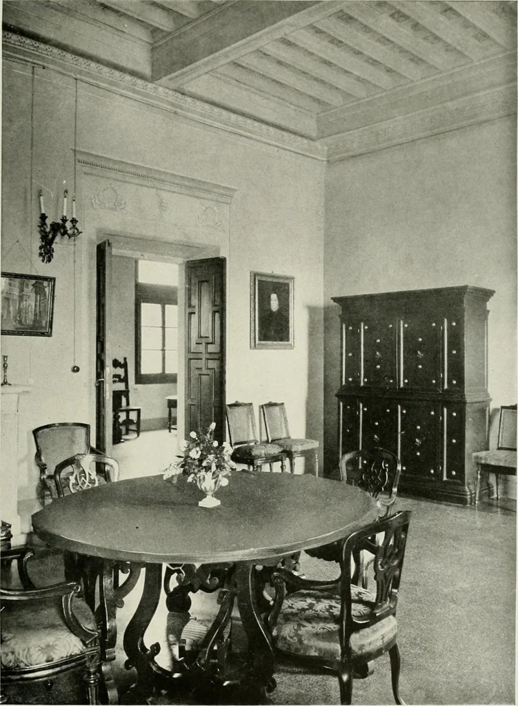 An illustration from Villas of Florence and Tuscany, 1922, leaf 174