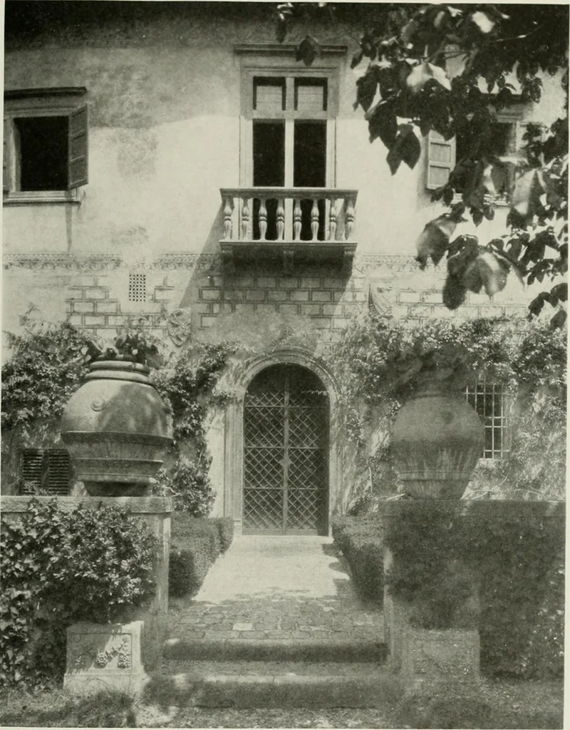 An illustration from Villas of Florence and Tuscany, 1922, leaf 190