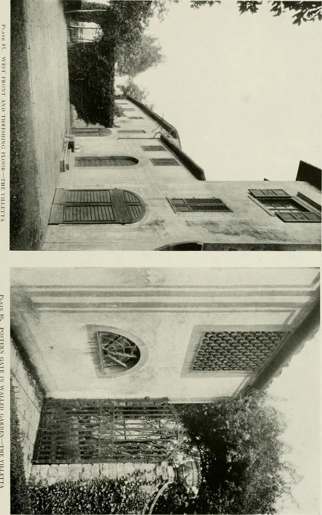 An illustration from Villas of Florence and Tuscany, 1922, leaf 194