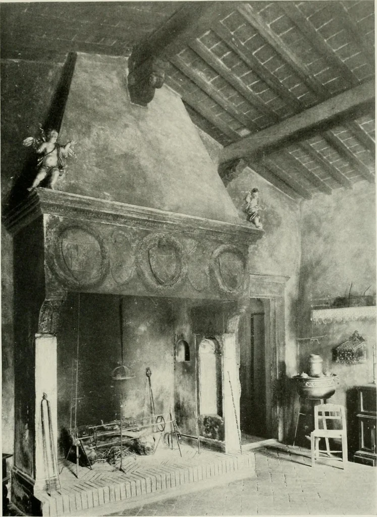 An illustration from Villas of Florence and Tuscany, 1922, leaf 198