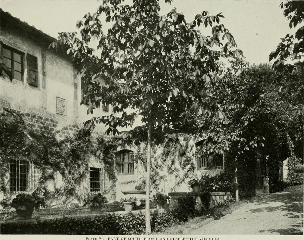 An illustration from Villas of Florence and Tuscany, 1922, leaf 200
