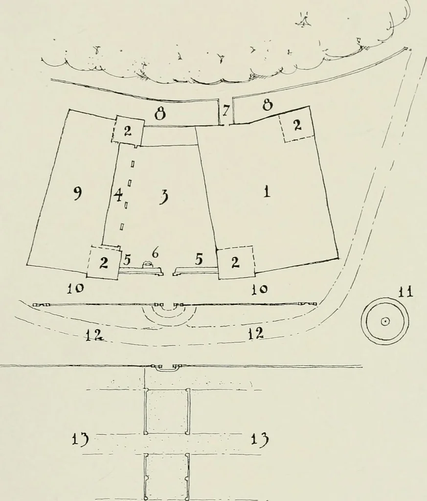 An illustration from Villas of Florence and Tuscany, 1922, leaf 204