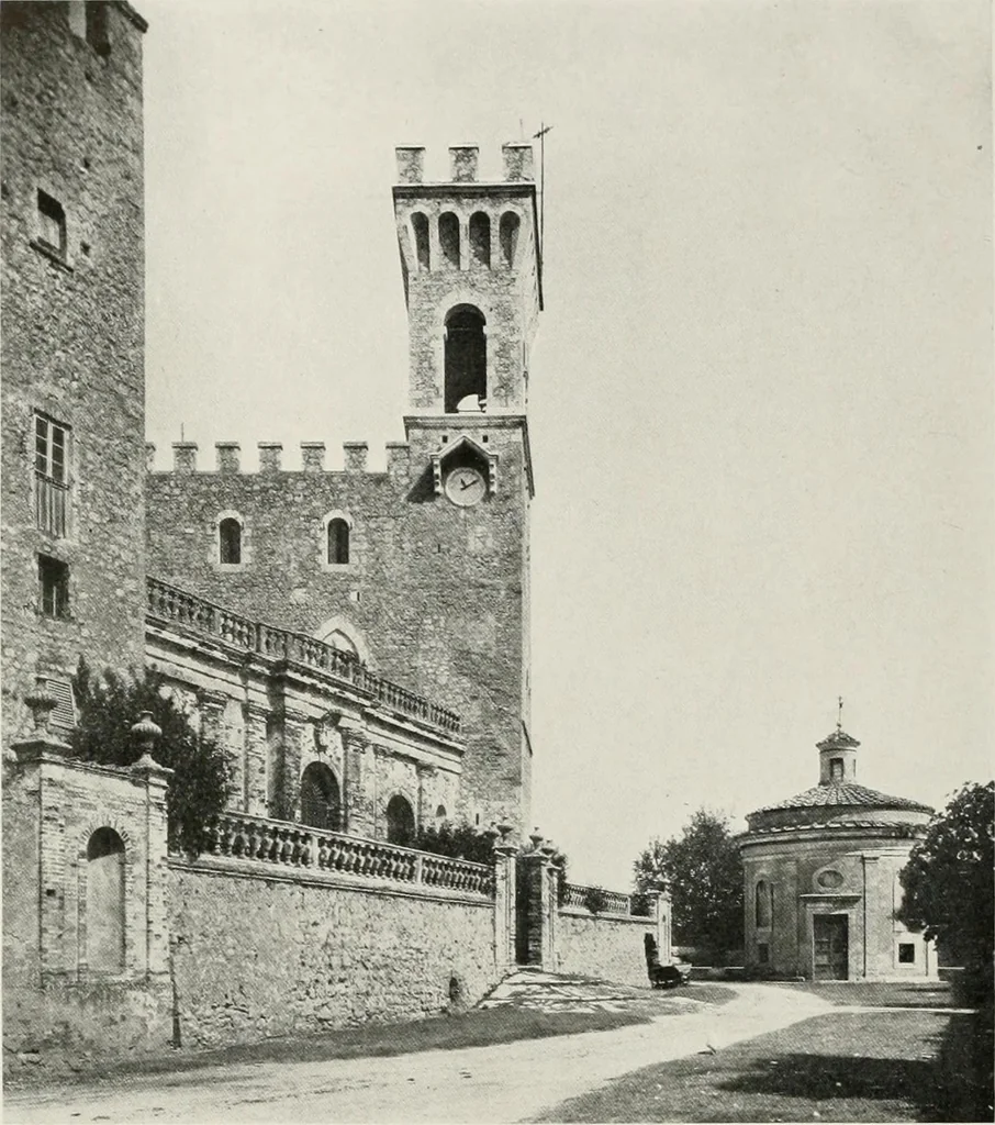 An illustration from Villas of Florence and Tuscany, 1922, leaf 205