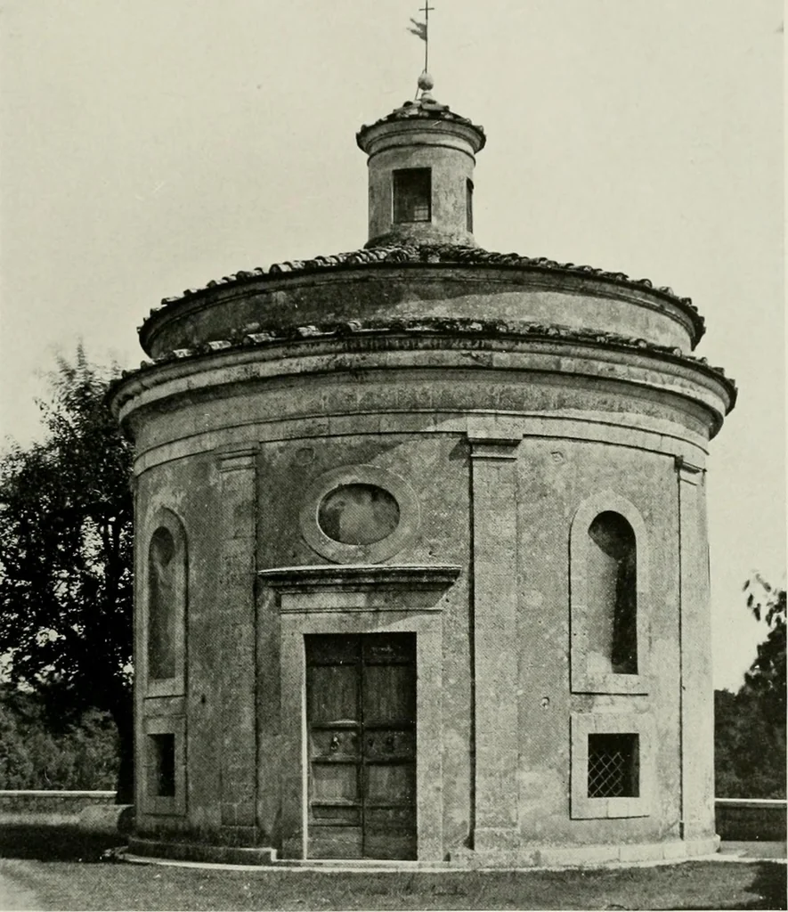 An illustration from Villas of Florence and Tuscany, 1922, leaf 208