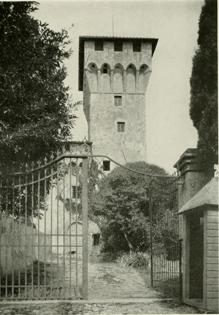 An illustration from Villas of Florence and Tuscany, 1922, leaf 214