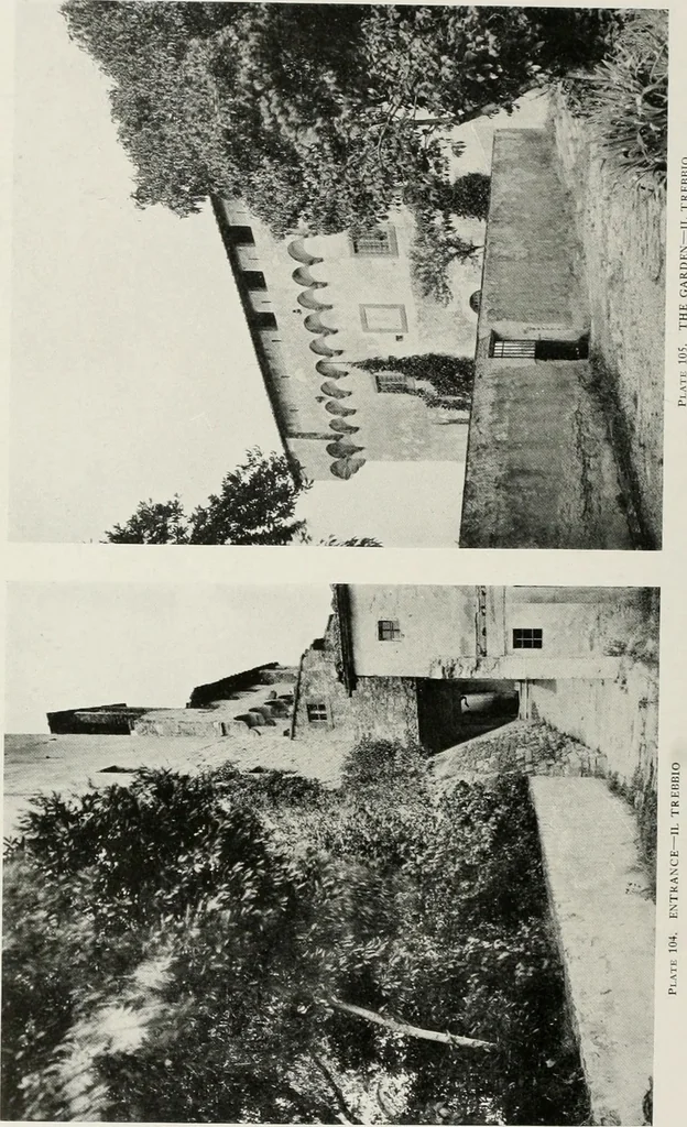 An illustration from Villas of Florence and Tuscany, 1922, leaf 215