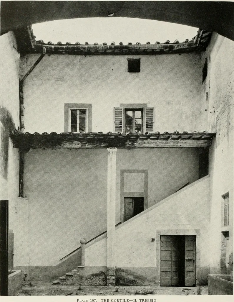 An illustration from Villas of Florence and Tuscany, 1922, leaf 217