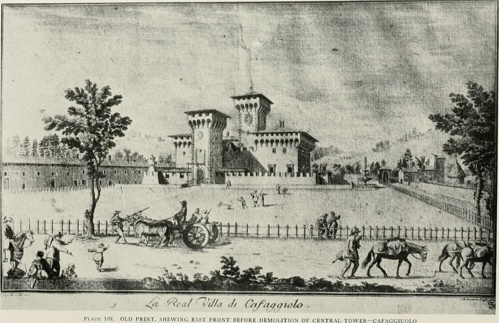 An illustration from Villas of Florence and Tuscany, 1922, leaf 223