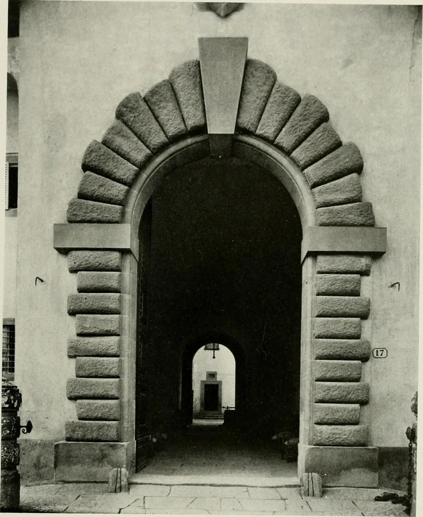 An illustration from Villas of Florence and Tuscany, 1922, leaf 226