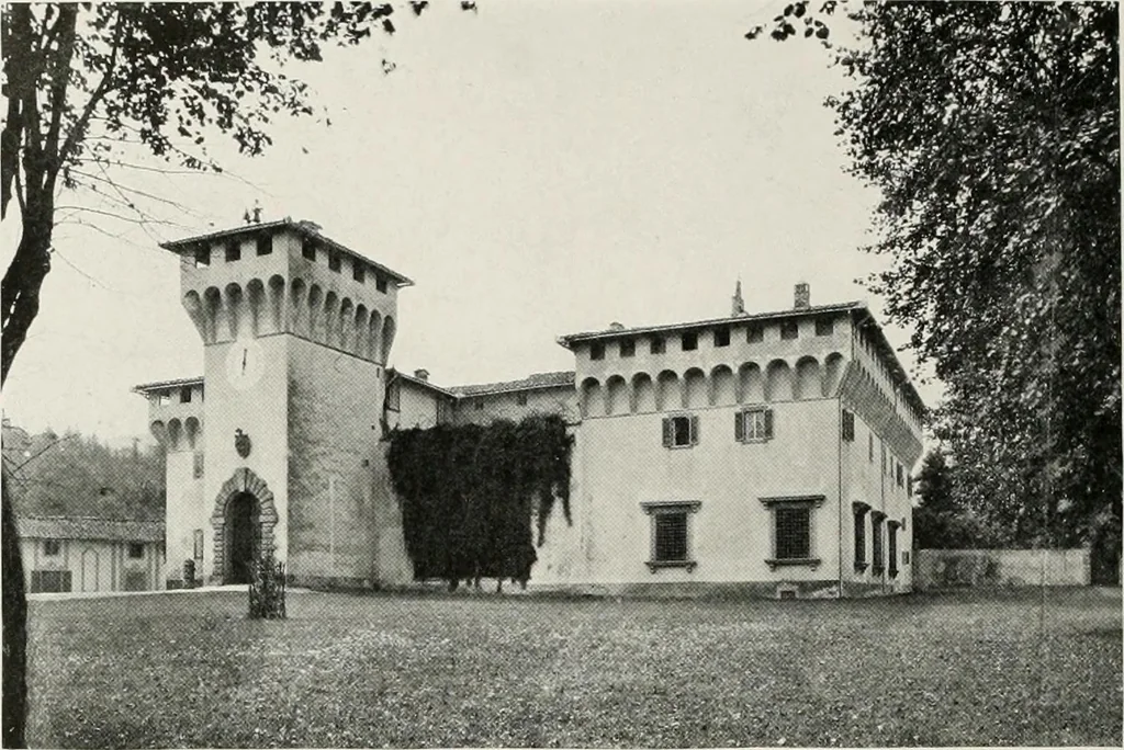 An illustration from Villas of Florence and Tuscany, 1922, leaf 227