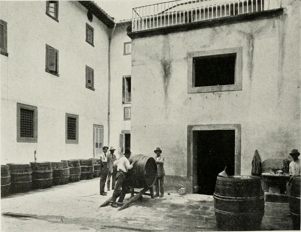 An illustration from Villas of Florence and Tuscany, 1922, leaf 227