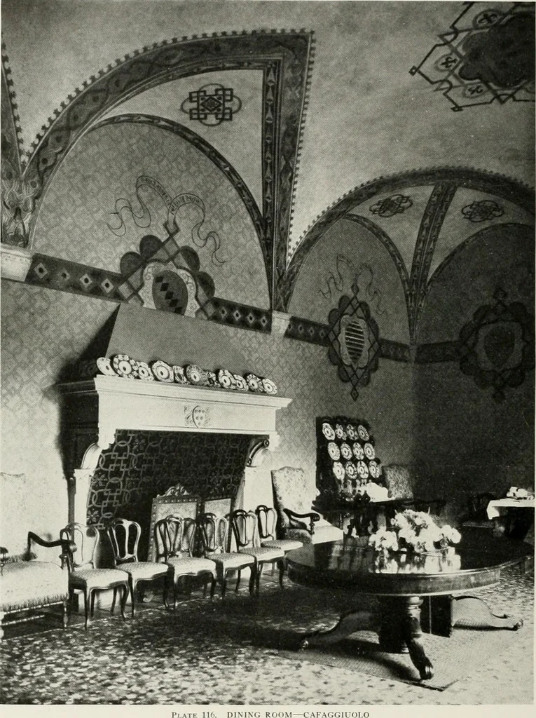 An illustration from Villas of Florence and Tuscany, 1922, leaf 229