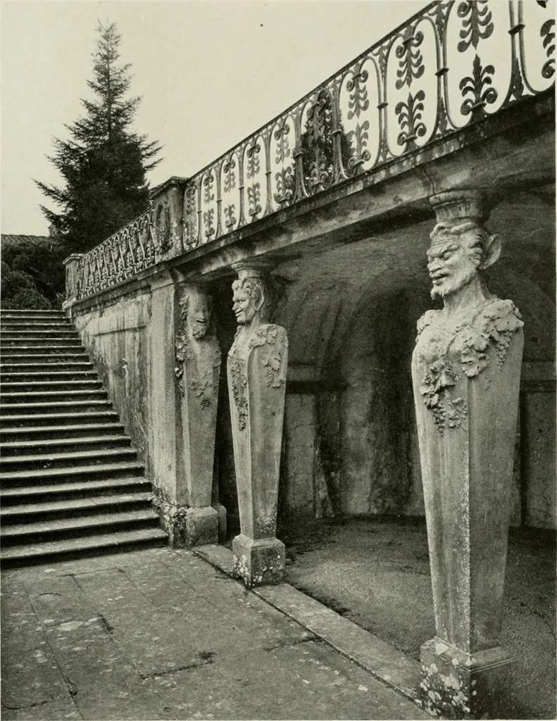 An illustration from Villas of Florence and Tuscany, 1922, leaf 240