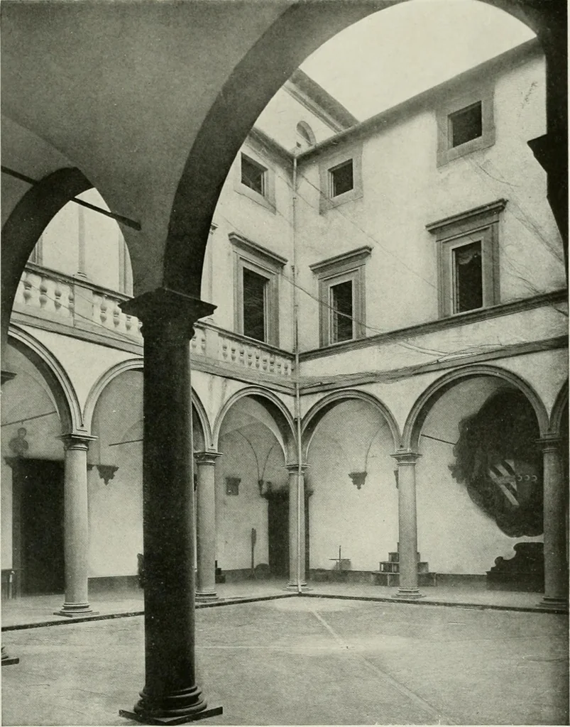 An illustration from Villas of Florence and Tuscany, 1922, leaf 252