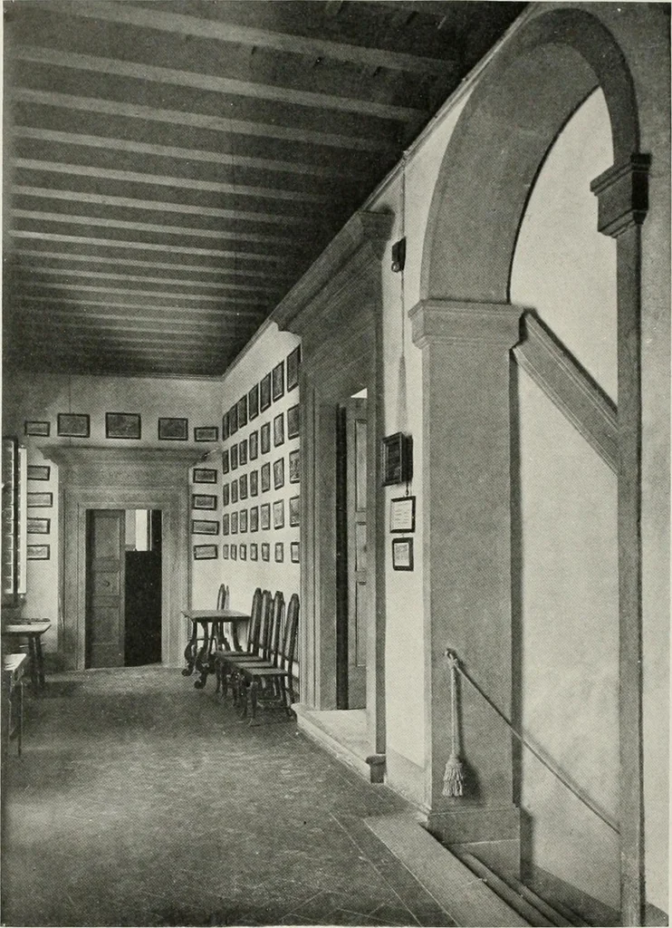An illustration from Villas of Florence and Tuscany, 1922, leaf 255