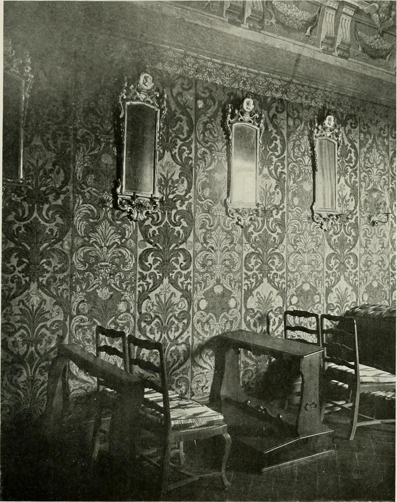An illustration from Villas of Florence and Tuscany, 1922, leaf 256