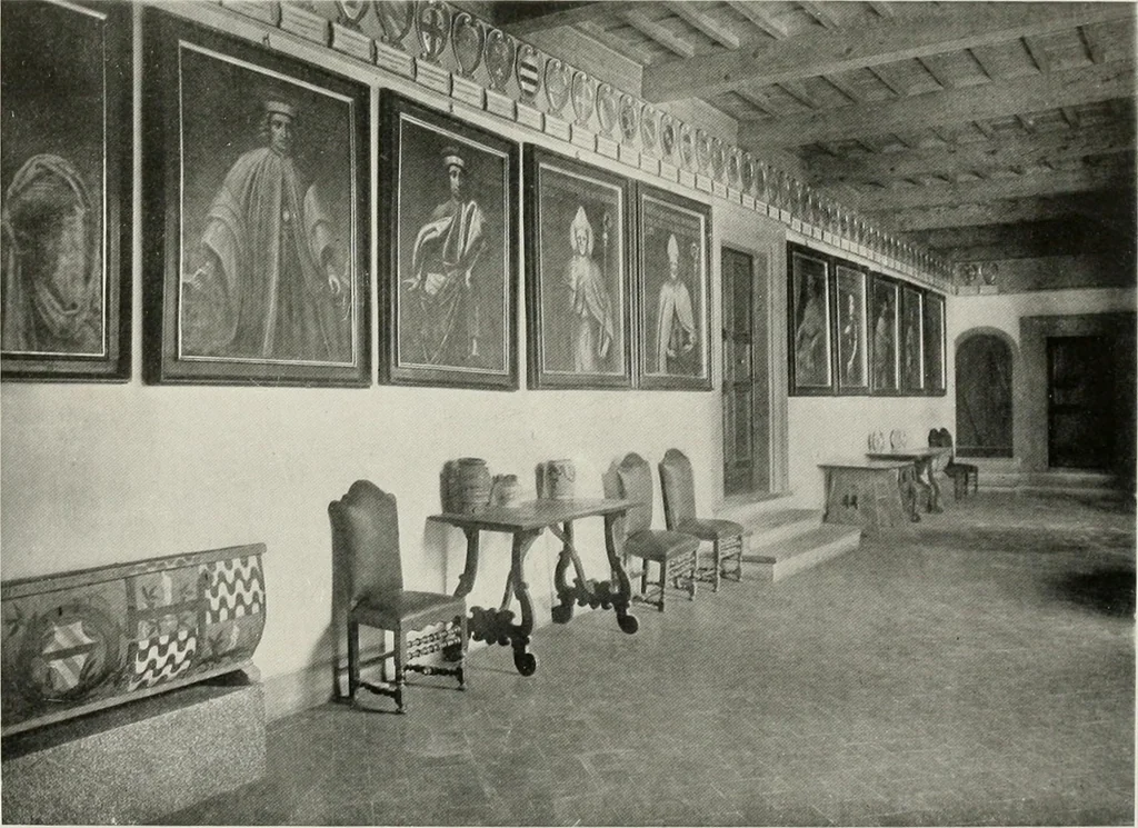 An illustration from Villas of Florence and Tuscany, 1922, leaf 257