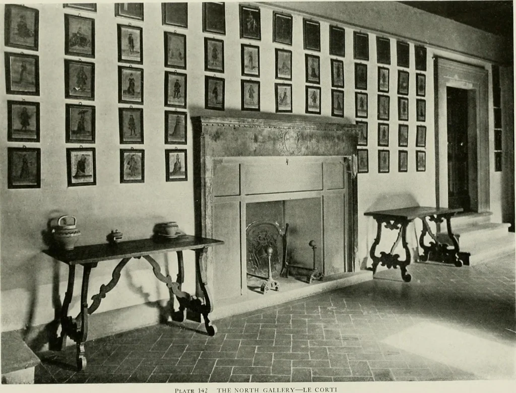 An illustration from Villas of Florence and Tuscany, 1922, leaf 258