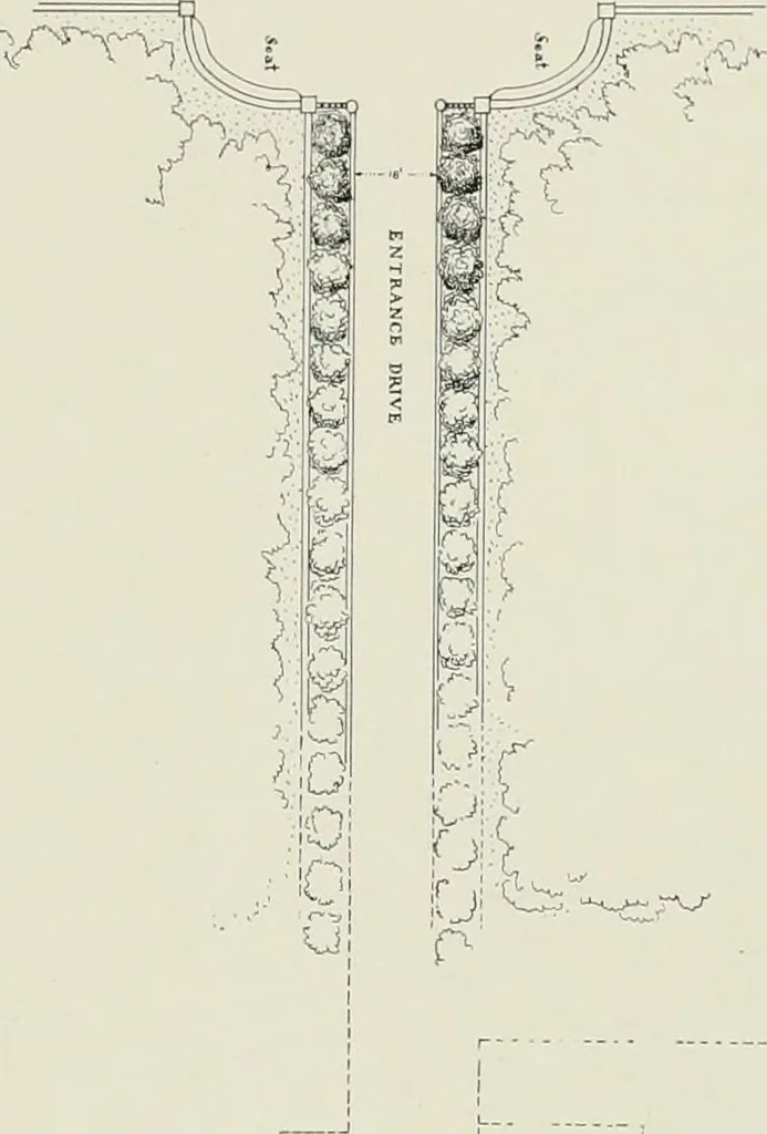 An illustration from Villas of Florence and Tuscany, 1922, leaf 262