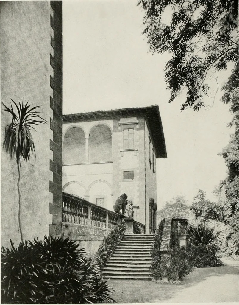 An illustration from Villas of Florence and Tuscany, 1922, leaf 263