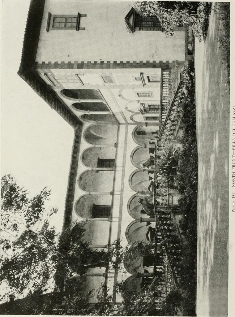 An illustration from Villas of Florence and Tuscany, 1922, leaf 265