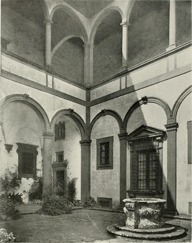 An illustration from Villas of Florence and Tuscany, 1922, leaf 267