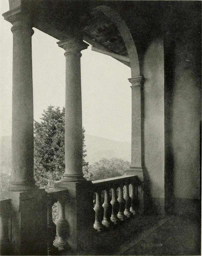 An illustration from Villas of Florence and Tuscany, 1922, leaf 271