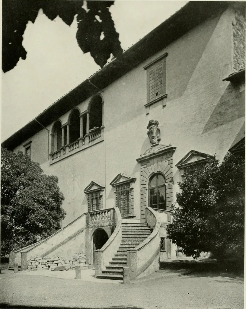 An illustration from Villas of Florence and Tuscany, 1922, leaf 272