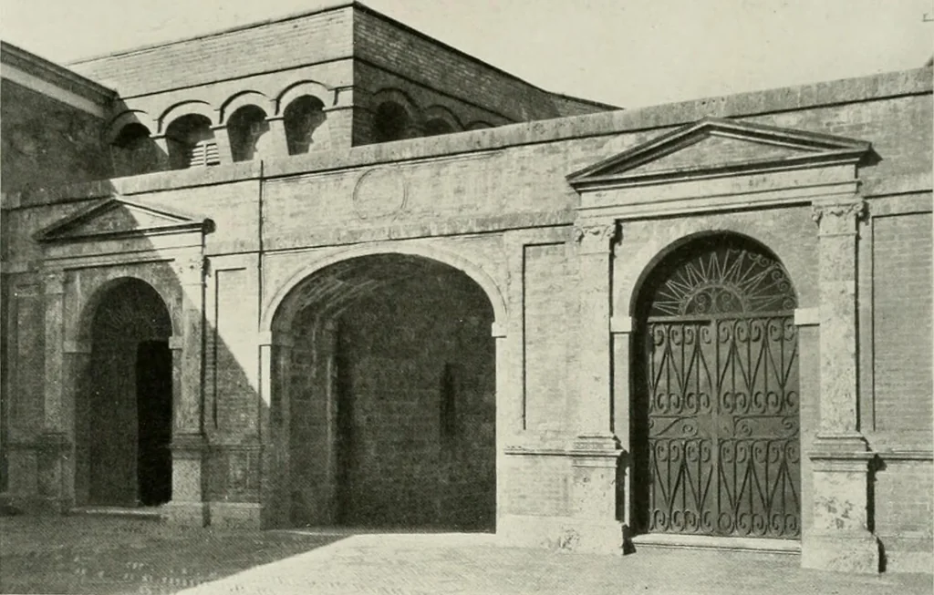 An illustration from Villas of Florence and Tuscany, 1922, leaf 282