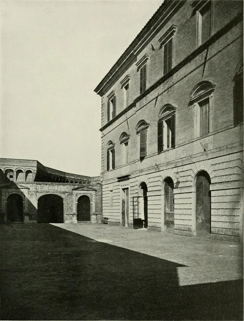 An illustration from Villas of Florence and Tuscany, 1922, leaf 284