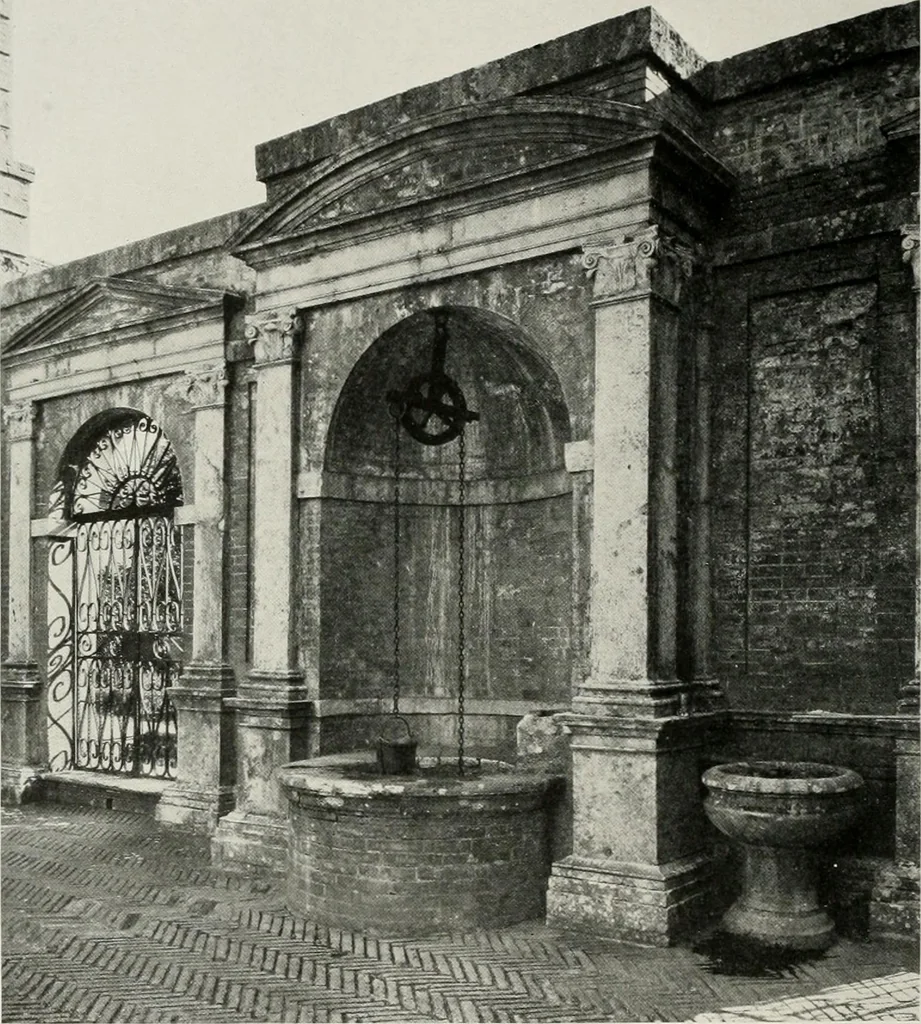 An illustration from Villas of Florence and Tuscany, 1922, leaf 287
