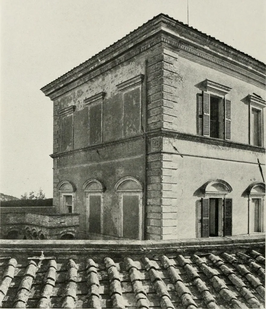 An illustration from Villas of Florence and Tuscany, 1922, leaf 289