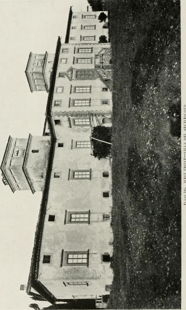 An illustration from Villas of Florence and Tuscany, 1922, leaf 307