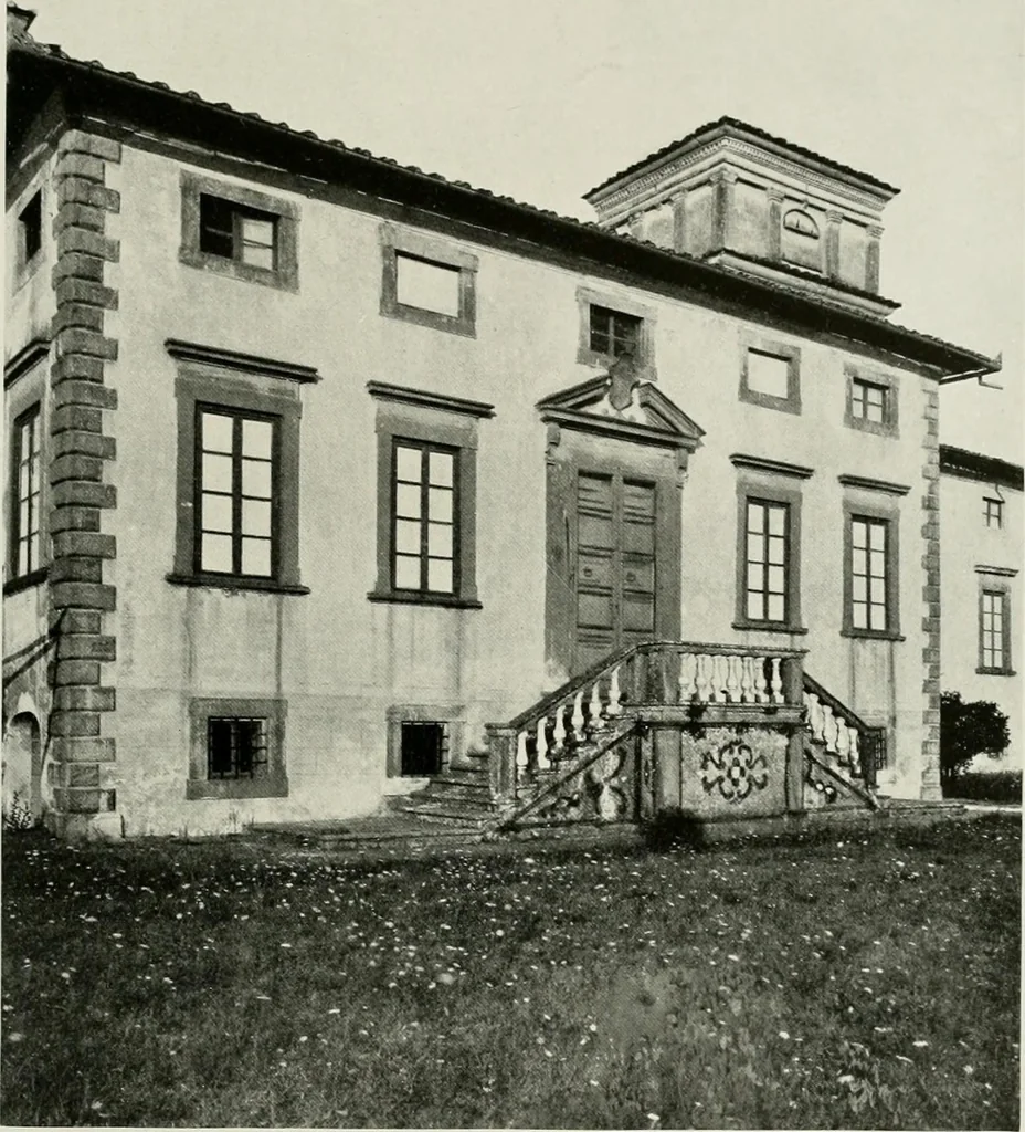 An illustration from Villas of Florence and Tuscany, 1922, leaf 308