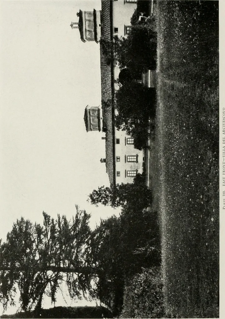 An illustration from Villas of Florence and Tuscany, 1922, leaf 309