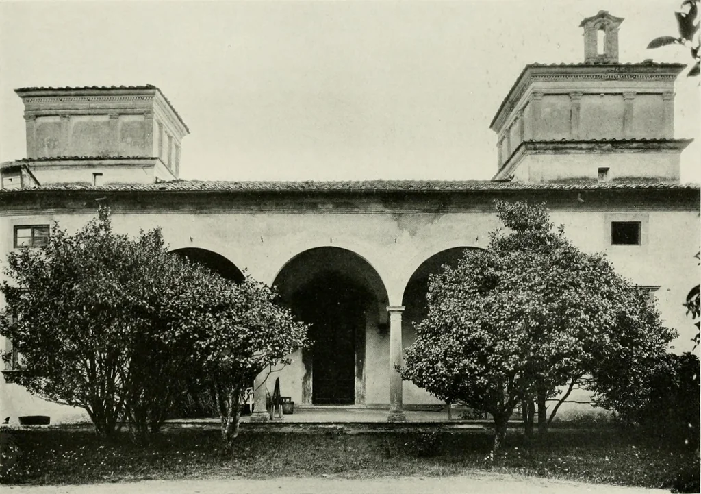 An illustration from Villas of Florence and Tuscany, 1922, leaf 310